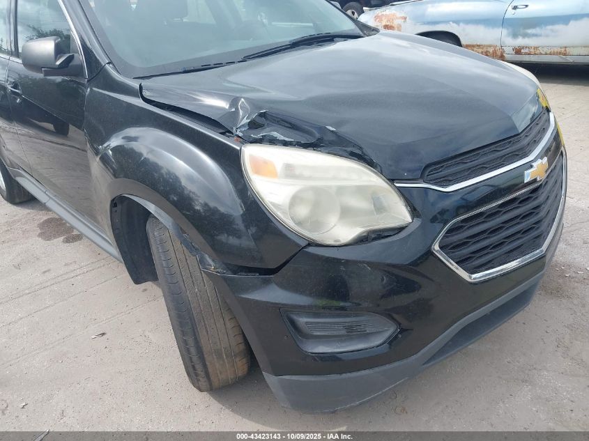 2016 CHEVROLET EQUINOX LS 2GNALBEK4G1183944