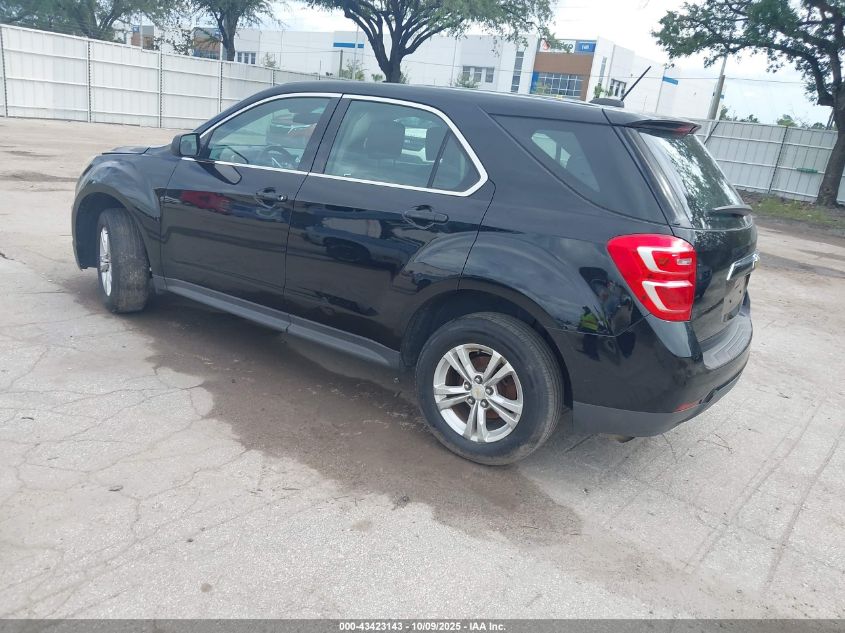 2016 CHEVROLET EQUINOX LS 2GNALBEK4G1183944