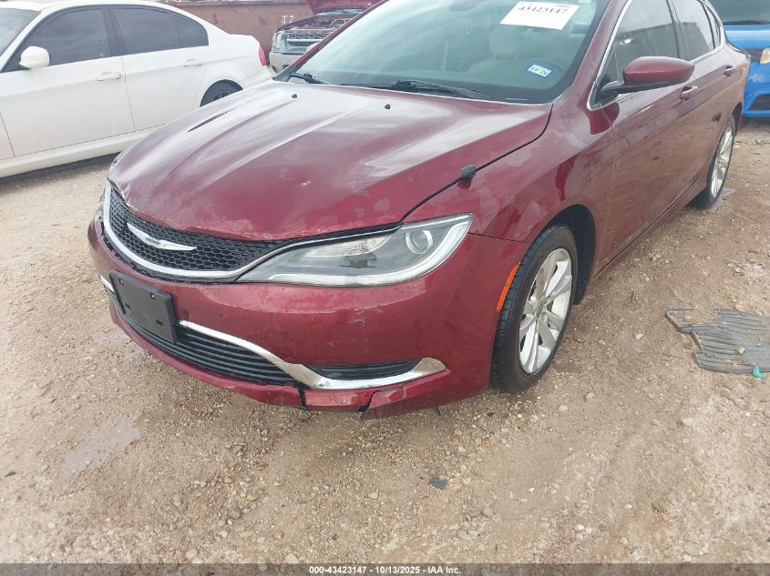 2016 Chrysler 200 Limited VIN: 1C3CCCABXGN150351 Lot: 43423147