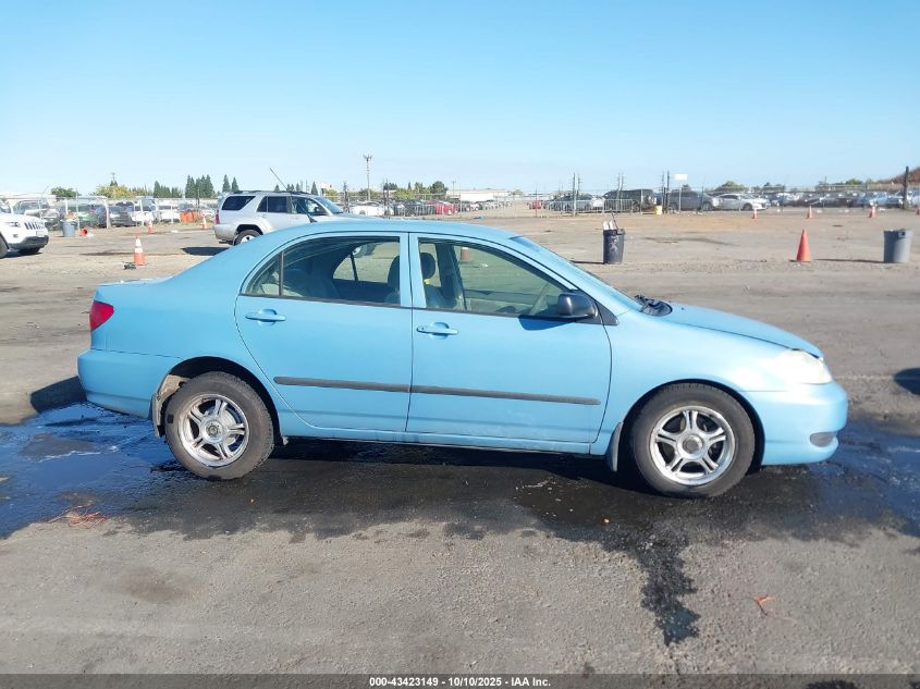 2006 Toyota Corolla Ce VIN: JTDBR32E960070517 Lot: 43423149