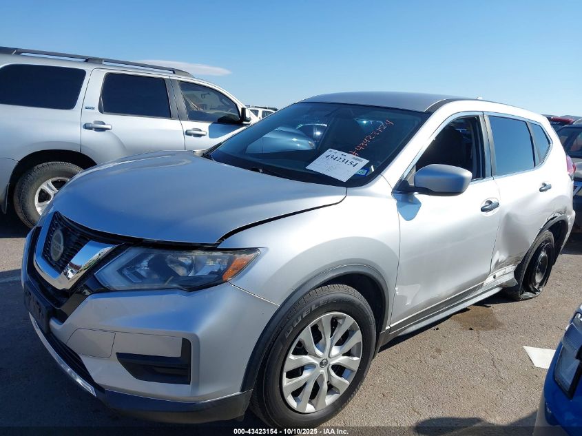 2018 Nissan Rogue S VIN: KNMAT2MT5JP603885 Lot: 43423154