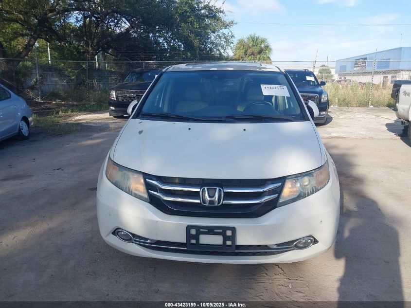 2014 Honda Odyssey Touring/Touring Elite VIN: 5FNRL5H95EB130556 Lot: 43423159