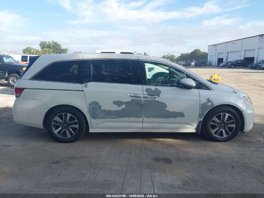 2014 Honda Odyssey Touring/Touring Elite VIN: 5FNRL5H95EB130556 Lot: 43423159