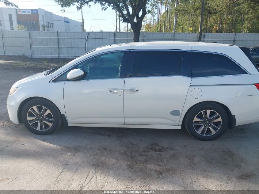 2014 Honda Odyssey Touring/Touring Elite VIN: 5FNRL5H95EB130556 Lot: 43423159