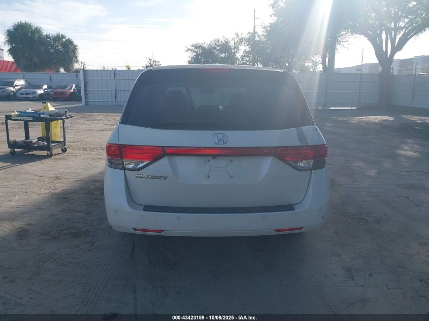 2014 Honda Odyssey Touring/Touring Elite VIN: 5FNRL5H95EB130556 Lot: 43423159