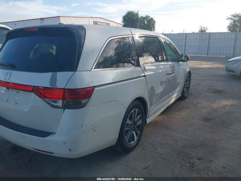 2014 Honda Odyssey Touring/Touring Elite VIN: 5FNRL5H95EB130556 Lot: 43423159