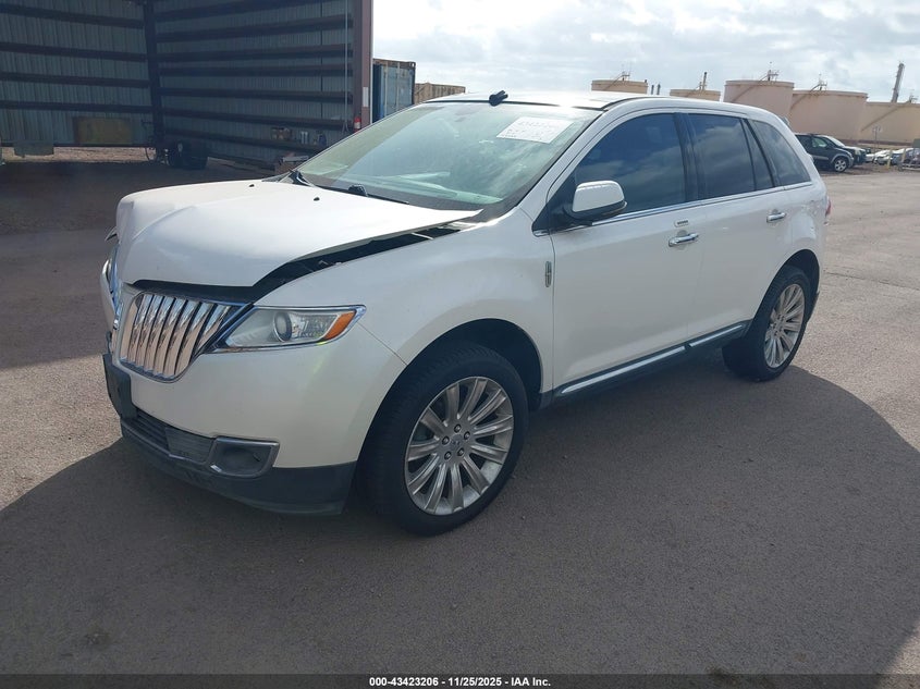Vin: 2lmdj6jk4cbl15663, lot: 43918024, lincoln mkx 20122