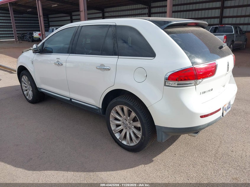 Vin: 2lmdj6jk4cbl15663, lot: 43918024, lincoln mkx 20123