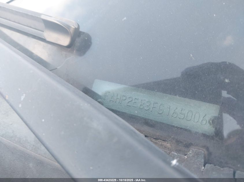 2015 Ford Taurus Sel VIN: 1FAHP2E83FG165006 Lot: 43423229