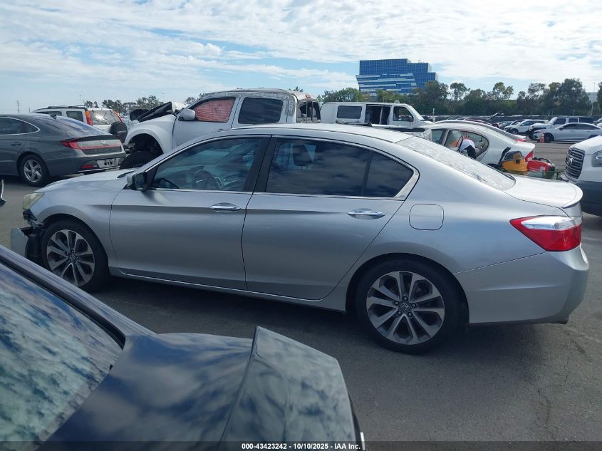 2014 Honda Accord Sport VIN: 1HGCR2F54EA128343 Lot: 43423242