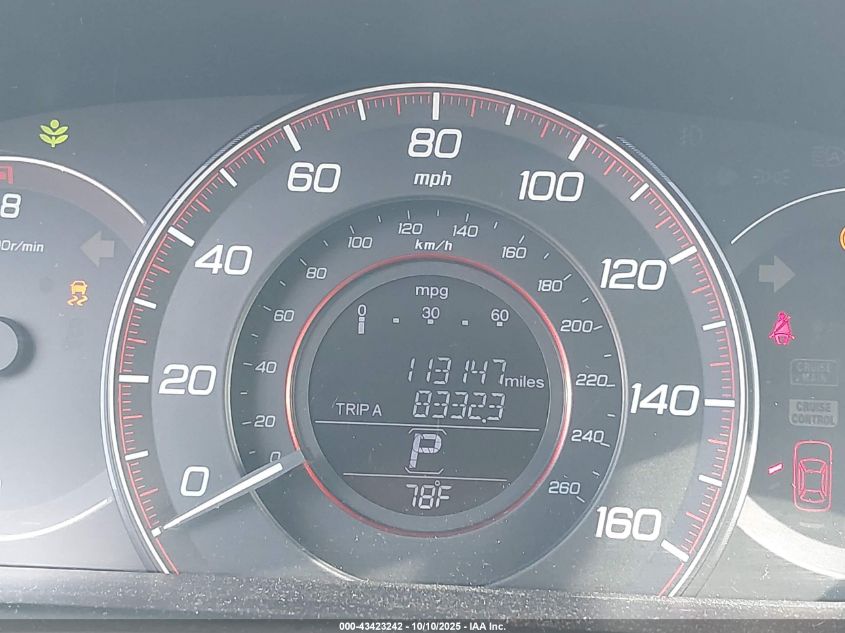 2014 Honda Accord Sport VIN: 1HGCR2F54EA128343 Lot: 43423242