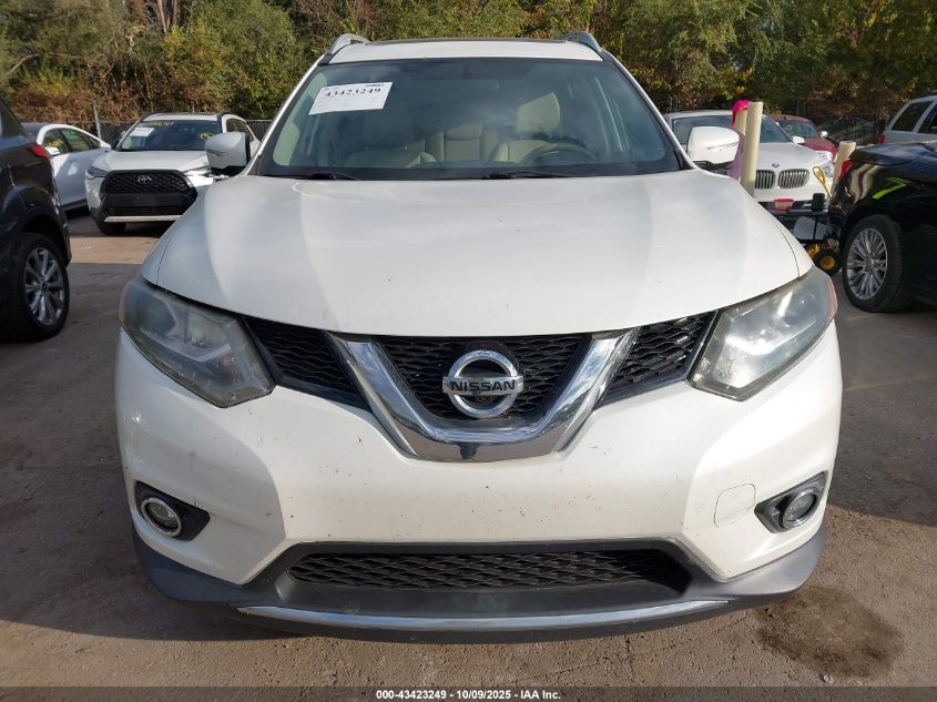 2015 Nissan Rogue Sl VIN: 5N1AT2MV9FC854730 Lot: 43423249