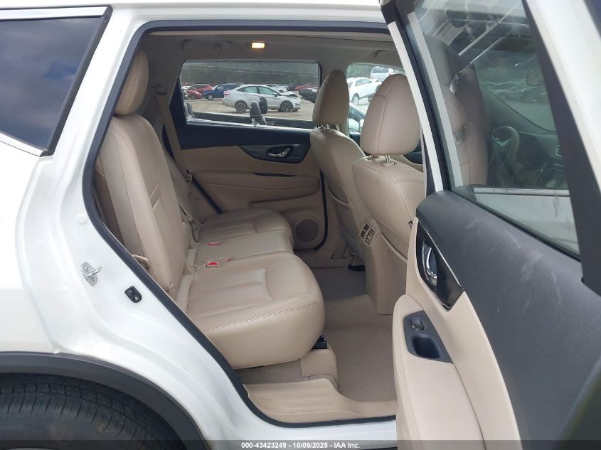 2015 Nissan Rogue Sl VIN: 5N1AT2MV9FC854730 Lot: 43423249