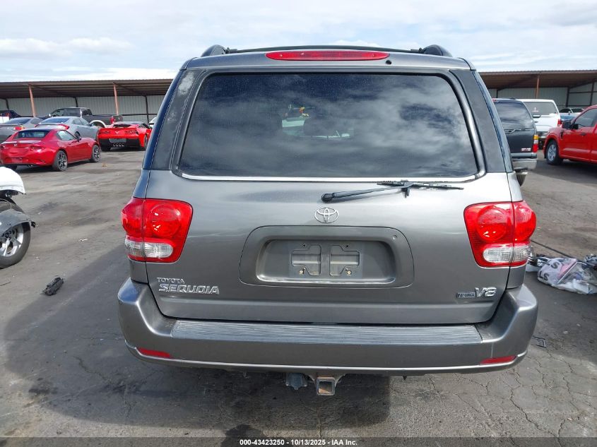 2005 Toyota Sequoia Sr5 V8 VIN: 5TDZT34A25S248290 Lot: 43423250