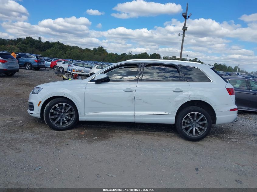 2018 Audi Q7 3.0T Premium VIN: WA1VAAF79JD025738 Lot: 43423263