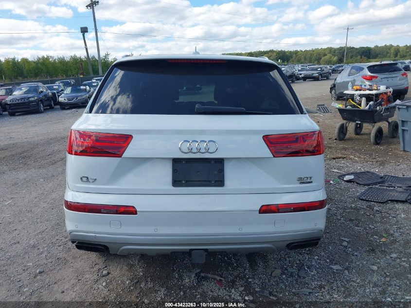2018 Audi Q7 3.0T Premium VIN: WA1VAAF79JD025738 Lot: 43423263