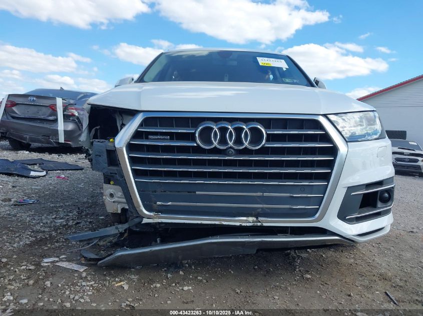 2018 Audi Q7 3.0T Premium VIN: WA1VAAF79JD025738 Lot: 43423263