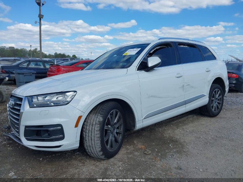 2018 Audi Q7 3.0T Premium VIN: WA1VAAF79JD025738 Lot: 43423263