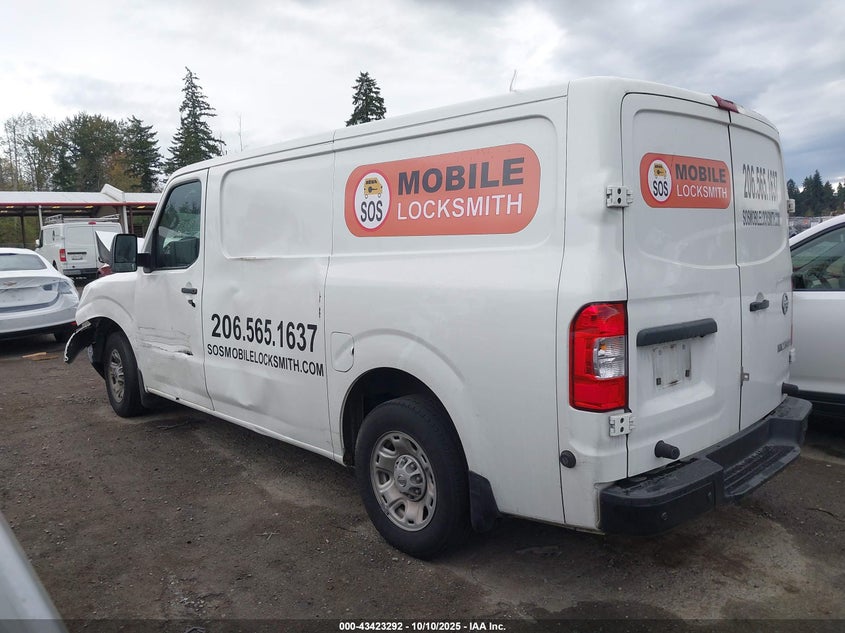 2021 Nissan Nv Cargo Nv2500 Hd Sv Standard Roof V6 VIN: 1N6BF0KY3MN810190 Lot: 43423292