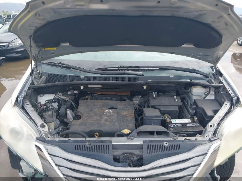 2011 Toyota Sienna Xle V6 VIN: 5TDYK3DC1BS106301 Lot: 43423294