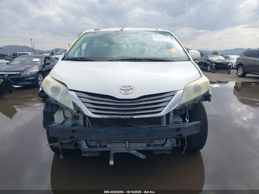 2011 Toyota Sienna Xle V6 VIN: 5TDYK3DC1BS106301 Lot: 43423294