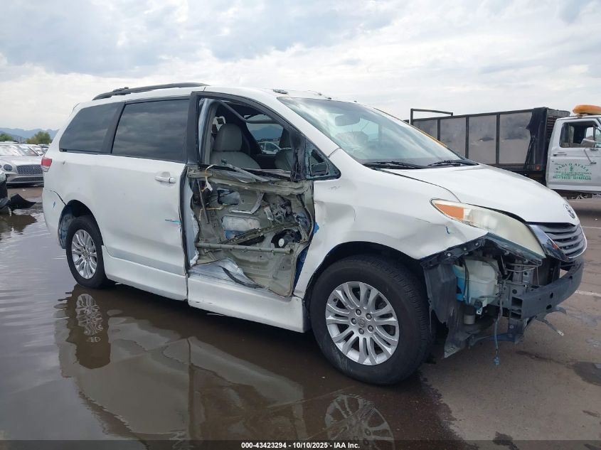 2011 Toyota Sienna Xle V6 VIN: 5TDYK3DC1BS106301 Lot: 43423294