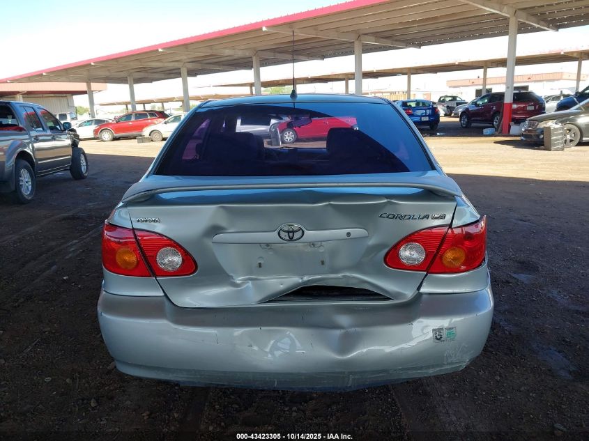 2003 Toyota Corolla Le VIN: 1NXBR32E53Z156262 Lot: 43423305