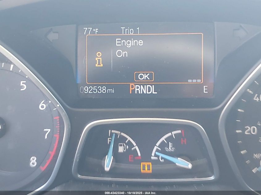 2016 Ford Focus Se VIN: 1FADP3K2XGL351526 Lot: 43423340