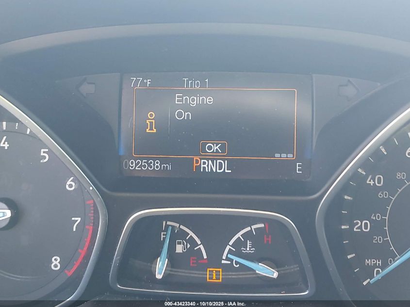 2016 Ford Focus Se VIN: 1FADP3K2XGL351526 Lot: 43423340