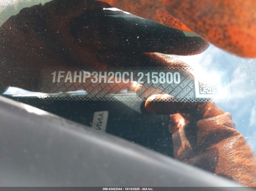 2012 Ford Focus Sel VIN: 1FAHP3H20CL215800 Lot: 43423344