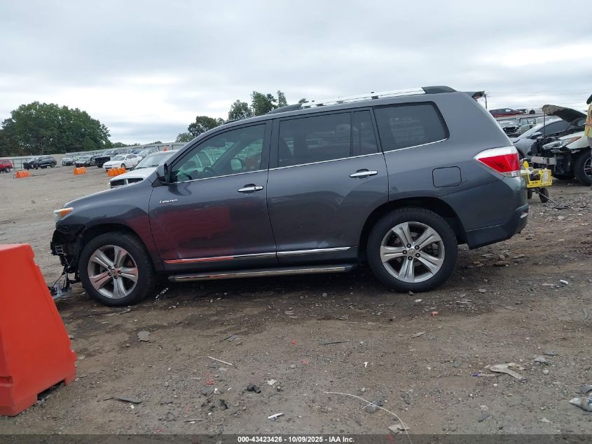 2013 Toyota Highlander Limited V6 VIN: 5TDYK3EHXDS108352 Lot: 43423426