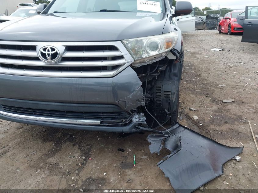 2013 Toyota Highlander Limited V6 VIN: 5TDYK3EHXDS108352 Lot: 43423426
