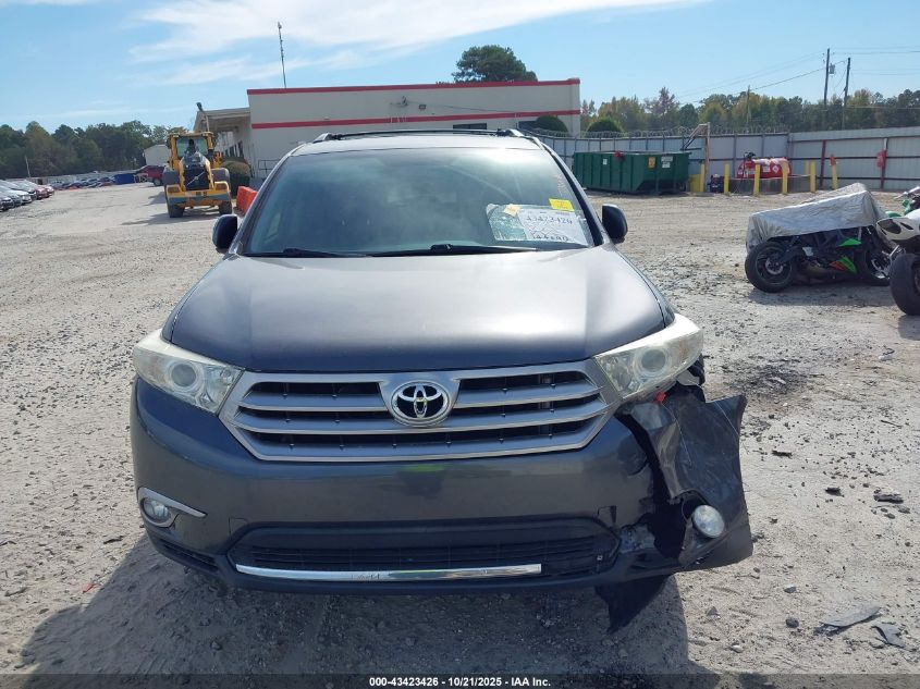 2013 Toyota Highlander Limited V6 VIN: 5TDYK3EHXDS108352 Lot: 43423426