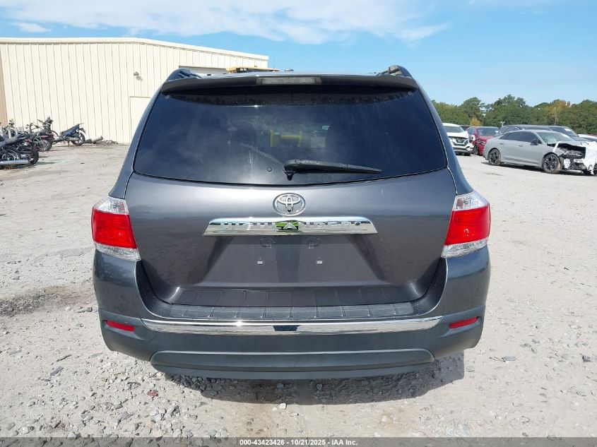2013 Toyota Highlander Limited V6 VIN: 5TDYK3EHXDS108352 Lot: 43423426