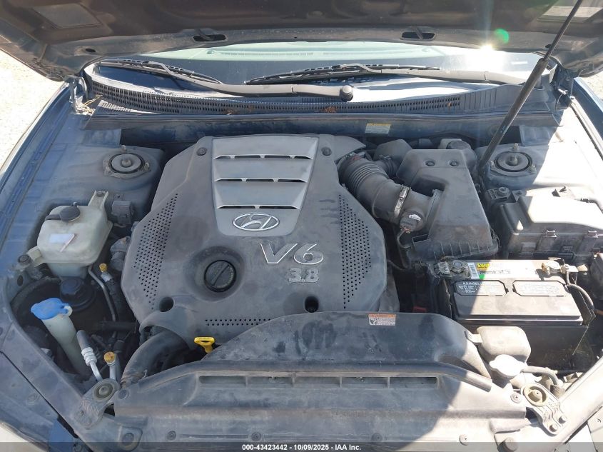 2008 Hyundai Azera Limited VIN: KMHFC46F98A321198 Lot: 43423442