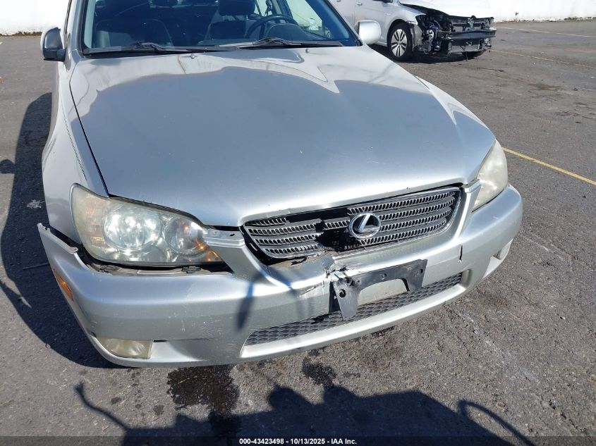 2001 Lexus Is 300 VIN: JTHBD182X10025027 Lot: 43423498