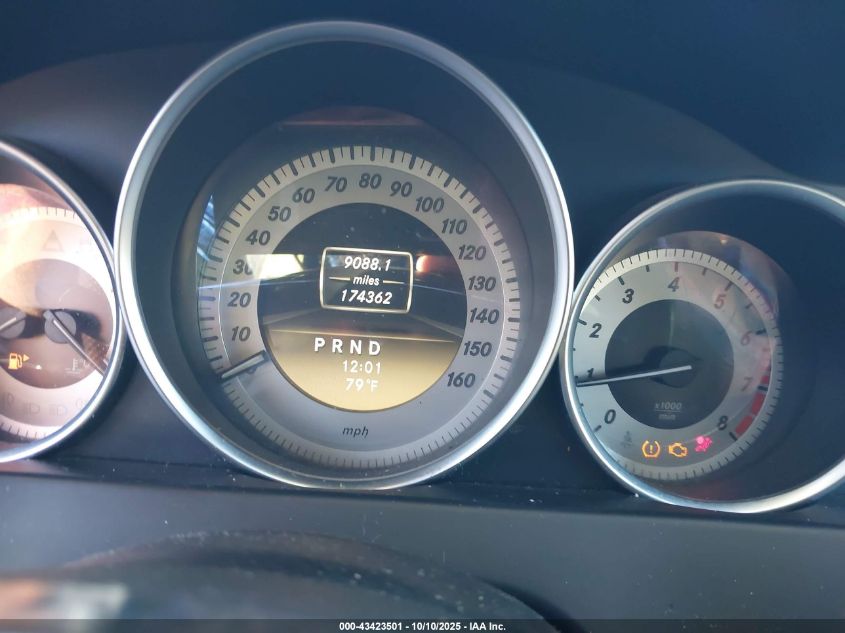 2012 Mercedes-Benz C 250 VIN: WDDGJ4HB1CF805053 Lot: 43423501