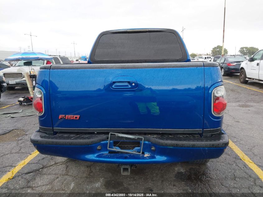 2002 Ford F-150 Lariat/Xlt VIN: 1FTRW07622KA89092 Lot: 43423503