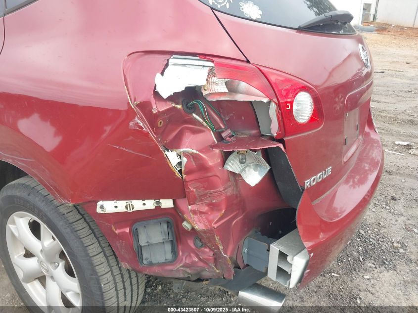 2008 Nissan Rogue Sl VIN: JN8AS58T48W006939 Lot: 43423507