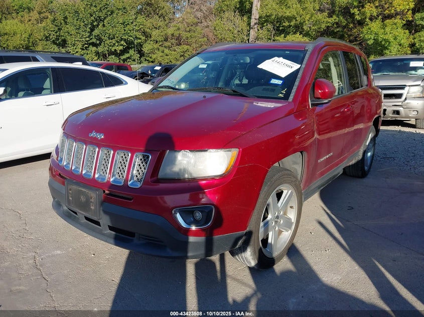 Vin: 1c4njcea0ed681976, lot: 43918326, jeep compass high altitude 20142