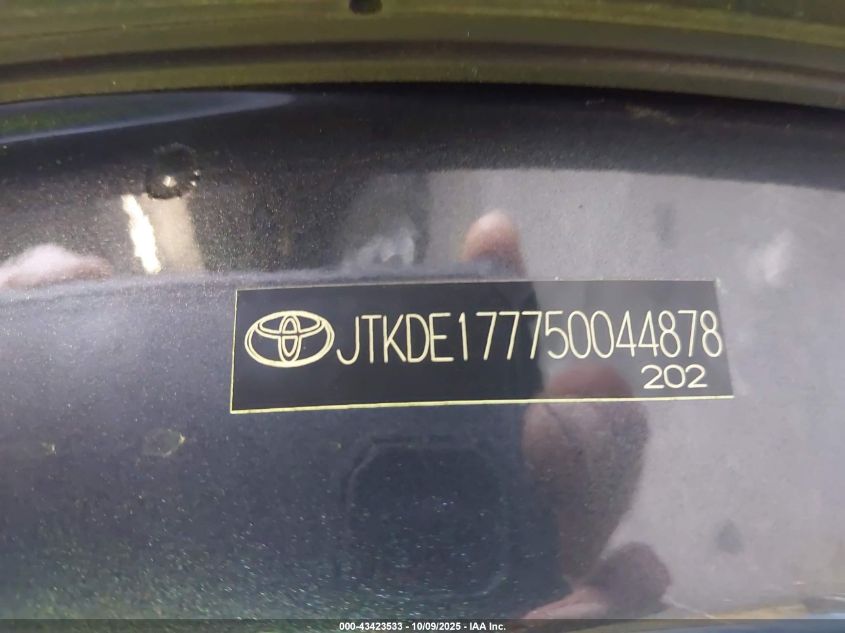 2005 Scion Tc VIN: JTKDE177750044878 Lot: 43423533