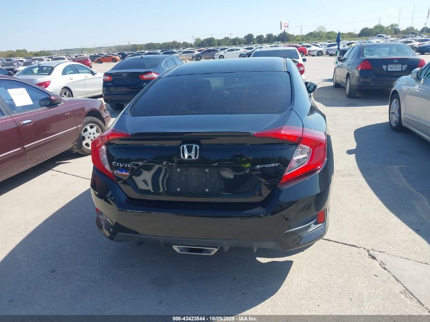 2021 Honda Civic Sport VIN: 2HGFC2F88MH503787 Lot: 43423544