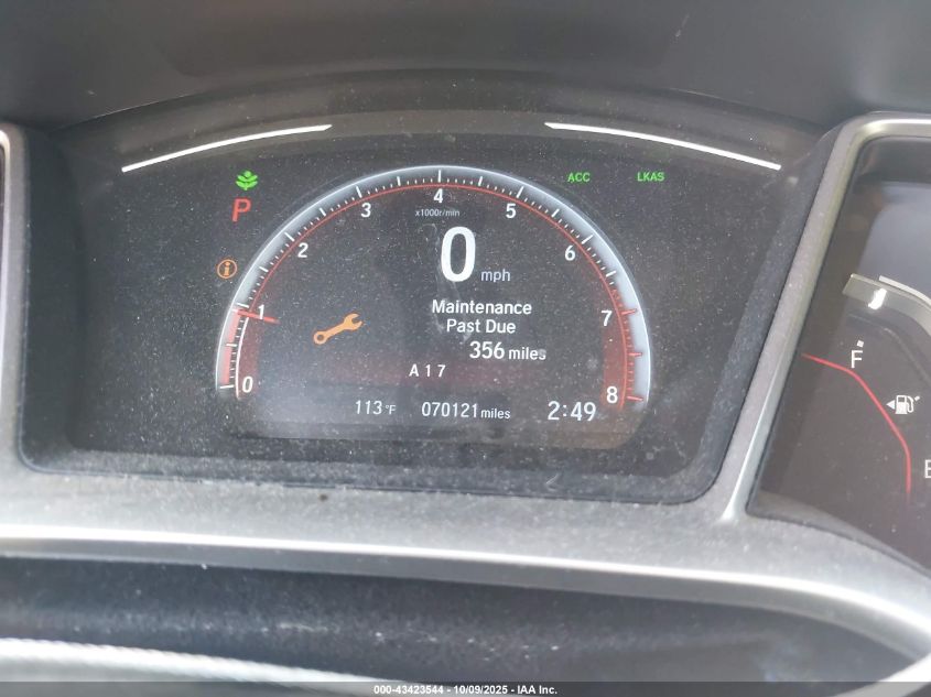 2021 Honda Civic Sport VIN: 2HGFC2F88MH503787 Lot: 43423544