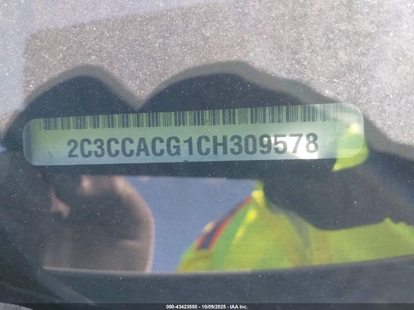2012 Chrysler 300 Limited VIN: 2C3CCACG1CH309578 Lot: 43423550
