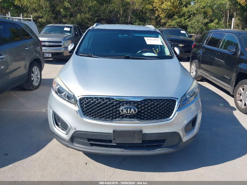 2017 Kia Sorento 3.3L Lx VIN: 5XYPG4A52HG225635 Lot: 43423576