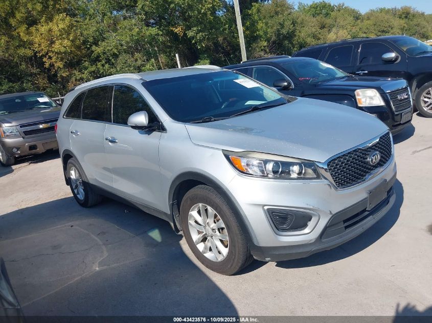 2017 Kia Sorento 3.3L Lx VIN: 5XYPG4A52HG225635 Lot: 43423576