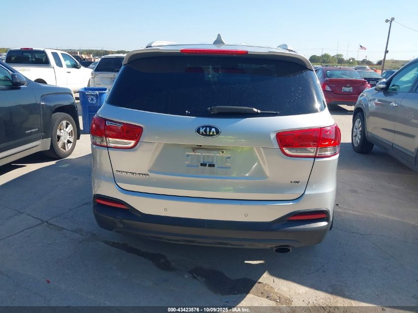 2017 Kia Sorento 3.3L Lx VIN: 5XYPG4A52HG225635 Lot: 43423576