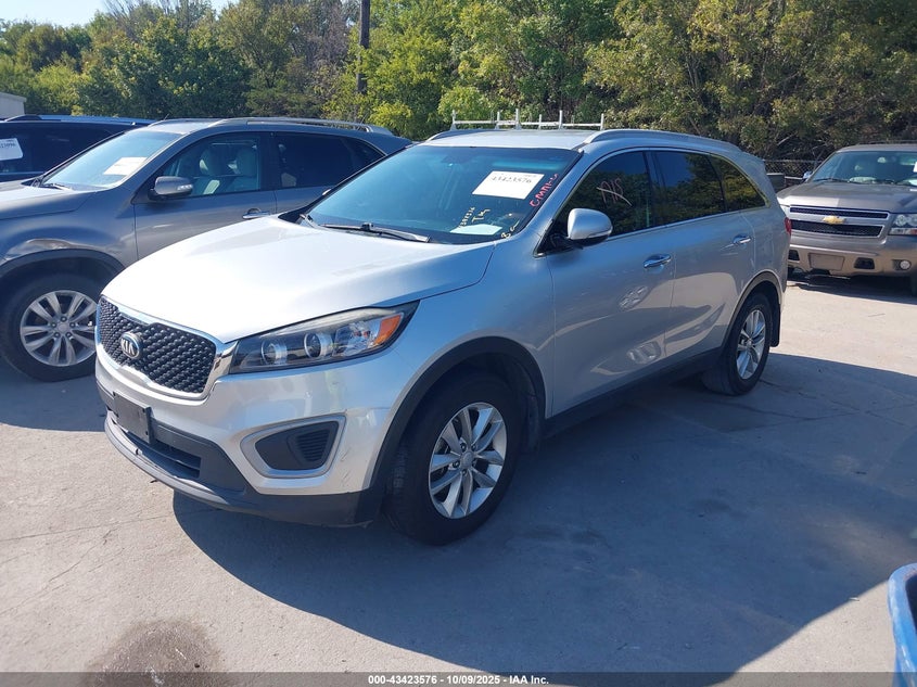 Vin: 5xypg4a52hg225635, lot: 43918420, kia sorento 3.3l lx 20172