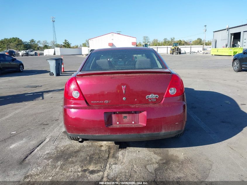 2008 Pontiac G6 VIN: 1G2ZG57N684309305 Lot: 43423579