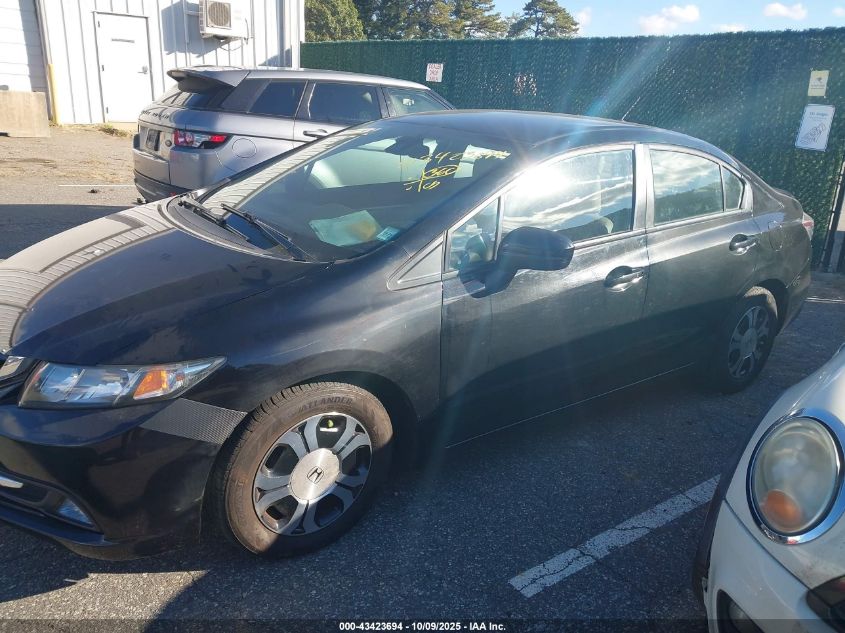 2014 Honda Civic Hybrid VIN: 19XFB4F35EE201274 Lot: 43423694